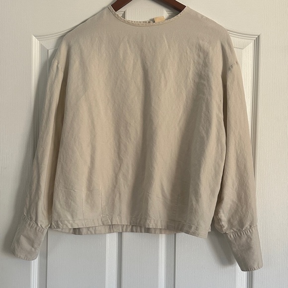 Uniqlo Tops - Uniqlo Beige Women's Blouse
